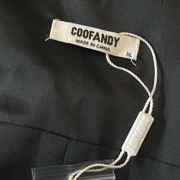 NWT Men's Black Double-Breasted Vest slim fit Xl - Picture 7 of 7